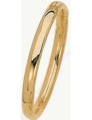 8mm 14k High Polished Bangle Bracelet