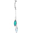 Handcrafted Austrian Crystal Mood Belly Ring