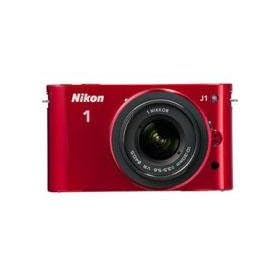Nikon 1 J1 Mirrorless Digital Camera with Nikkor 10-30mm VR Zoom Lens , Red - Refurbished by Nikon U.S.A.