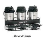 BUNN-O-Matic 35728.0002 - UNIV-3 APR Universal Airpot Rack, For 3 Airpots, Holds 3 Lower