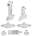 Dayton SMB-200-W Speaker Mounting Bracket Pair White