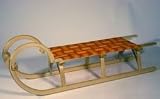 Ress Gebirgsrodel 115 cm Gurtsitz, natur lackiert
