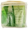 HEALING GARDEN GREEN TEA THERAPY by Coty Gift Set for WOMEN: SET-BODY MIST 1.5 OZ & BODY LOTION 1.85 OZ & BODY WASH 1.85 OZ & BODY SCRUB 1.85 OZ & TOTE BAG