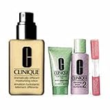 Clinique Exclusive 4 pc set Liquid Facial Soap Mild + Clarifying Lotion 2 + DDML + Lip Duo 4 Pieces Set Dramatically Different Moisturizing Lotion 6.7 oz + Liquid Facial Soap 1 oz + Clarifying Lotion 2 2oz + Lip Duo 1ml