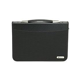 Panodia My Presentation Series, Refillable Multi-Ring Presentation Case, Size: 9.5 x 12.5, with 20 Polypropylene Photo Sleeves, Color: Black