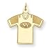 14K New York Jets Med Jersey Ny/Jets Logo Pendant - NF1409