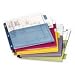 Cardinal Poly Expanding Pocket Index Dividers, 5-Tab, Letter, Assorted, 5 per Set (84012)