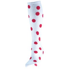 Red Lion Dots Knee High Socks