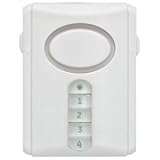 New Ge 45117 Wireless Alarm W/ Programmable Keypad 4-Digit Keypad Code Activa...