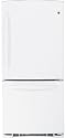 GBSC0HBXWW GE Energy Star 20.3 Cu. Ft. Bottom Freezer Refrigerator - White