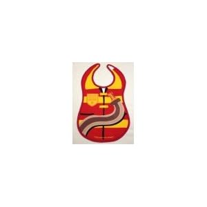 Fireman Baby Bib - Large Double-Layer Cotton (0+ months)
