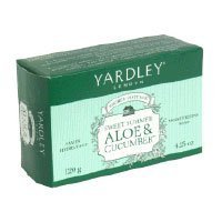 Yardley of London Moisturizing Soap Sweet Summer Aloe and Cucumber 3 + 1 Free