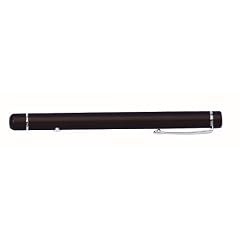 Wedo 2362001 Laserpointer Metall schwarz Punktprojektion, inklusive Etui Laserklasse 2 inklusive Batterien