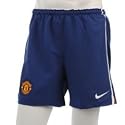 Nike Manchester United Away Junior Shorts Deep Royal 11-12 (LB)