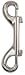 Lucky Line Products Slide Bolt Spring Snap L, 4" Nickel Plated Zinc Die Cast 4FCG3-1 Each