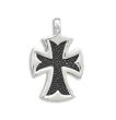 Black Stingray Large Cross Pendant