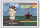 2005 Bowman Heritage Future Greatness Jersey Relics #JF - Jeff Francis D