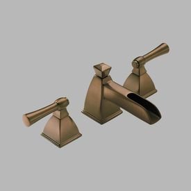 Brizo 65345LF-BZ Vesi Bathroom Faucet Double Handle Widespread with Metal Lever Handles, Brushed Bronze Brilliance
