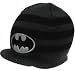 Search : Batman: Bat Symbol Gray and Black Stripes Visor Billed Beanie Hat