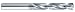 8.5mm Dia. 7xD 2-Flute 140 Degree High Preformance Drill Point GARR TOOL Coolant Fed - TICN Coated Drill (1 Each)