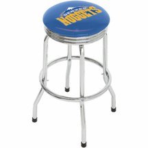 Denver Nuggets Single Foot Ring Barstool with Swivel