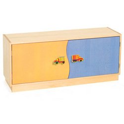Kitchen: Boys Like Trucks 2 Door Storage Unit