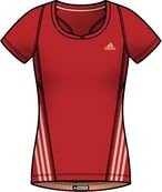 Adidas Damen kurz&auml;rmliges Shirt Supernova, core energy s12/ultra bright s12, 44, X17913 Preisvergleich
