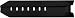 TechnoMarine UF6 24-mm Black Rubber Strap #8005