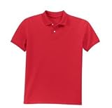 District Threads - Stretch Pique Sport Shirt Red-M