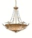 Crystorama 4700-GL Primrose 6 Light Ceiling Pendant in Gold Leaf with Swarovski Spectra Beads crysta