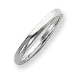 Sterling Silver 3mm Comfort Fit Band