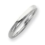 Sterling Silver 3mm Comfort Fit Band