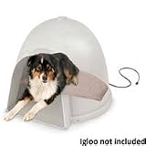 K&H Lectro-Soft Igloo Style Heated Pet Bed small- 11.5 length x 18 width 20-watts model