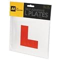 AA Self Adhesive Learner Learning Driver L Plates - Pair (Front & Rear)