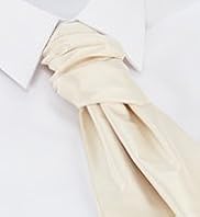 Pure Silk Wedding Cravat with Handkerchief