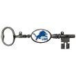 Detroit Lions Key Holder w/logo insert - NFL Football Fan Shop Accessories