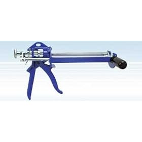 Wellmade Tool 3345 Dual Cartridge Caulking Gun - Hand Operated - 300 ml capacity by Wellmade Tool