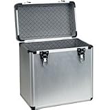 RECORD BOX / (ALUMINIUM) HOLDS 50by AVSL