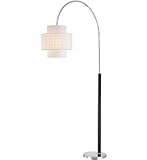 Lite Source LS-80291 Arch Floor Lamp w/ Leather Pole