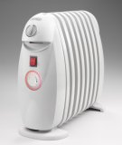 Delonghi Trn0812n Safeheat[tm] Solaris Oil Filled Radiator Heater With Timer & Gfi