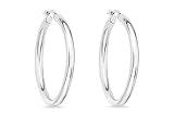 Sterling Silver Perfect Hoops By Charles Garnier