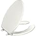 KOHLER K-4650-0 Lustra Elongated Toilet Seat, White