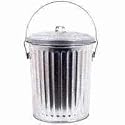 Metal Refuse Container, 6 Gal