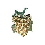 Michael Healy Grapes Brass Doorbell Ringer - MHR30/MHR30