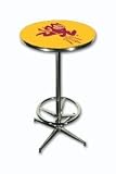 Arizona State Chrome Pub Table 40 High 30 Diameter - NCAA Team