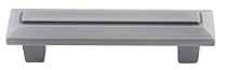 Atlas Homewares 241-P 4-Inch The Classics Collection Trocadero Beveled Pull, Pewter