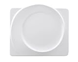 Seltmann Weiden 001.685604 Teller-Satz 6-teilig eckig 30 cm /Paso uni weiss 3