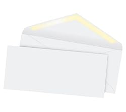 Box of 100 White Wove 20 Lb. #6 3/4 Business Envelopes