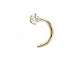 2mm Genuine Diamond Nose Ring