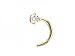 2mm Genuine Diamond Nose Ring